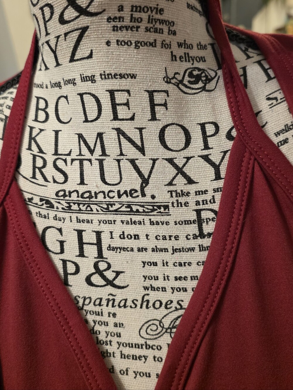 Red Button-Front Long Sleeve Cardigan - Picture 3 of 9